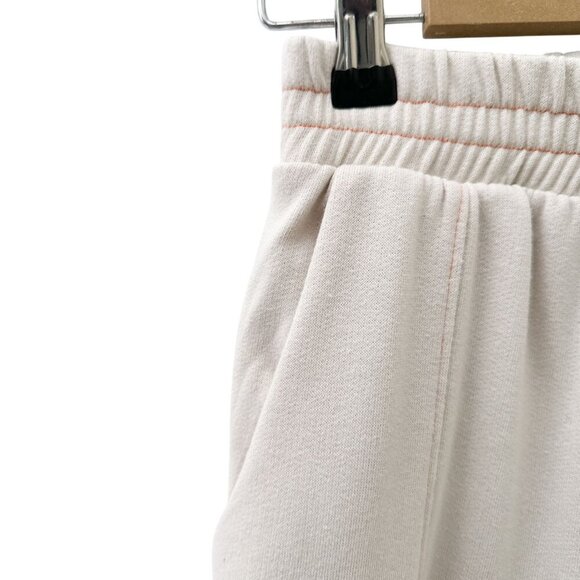 Le Lis Fleece Elastic Waist Pull On Jogger Pants Lined Pockets Beige Women XS - Picture 4 of 11